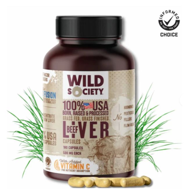 Grass-Fed Beef Liver Capsules