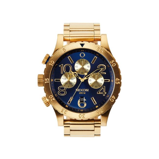Nixon 48‑20 Chrono Gold