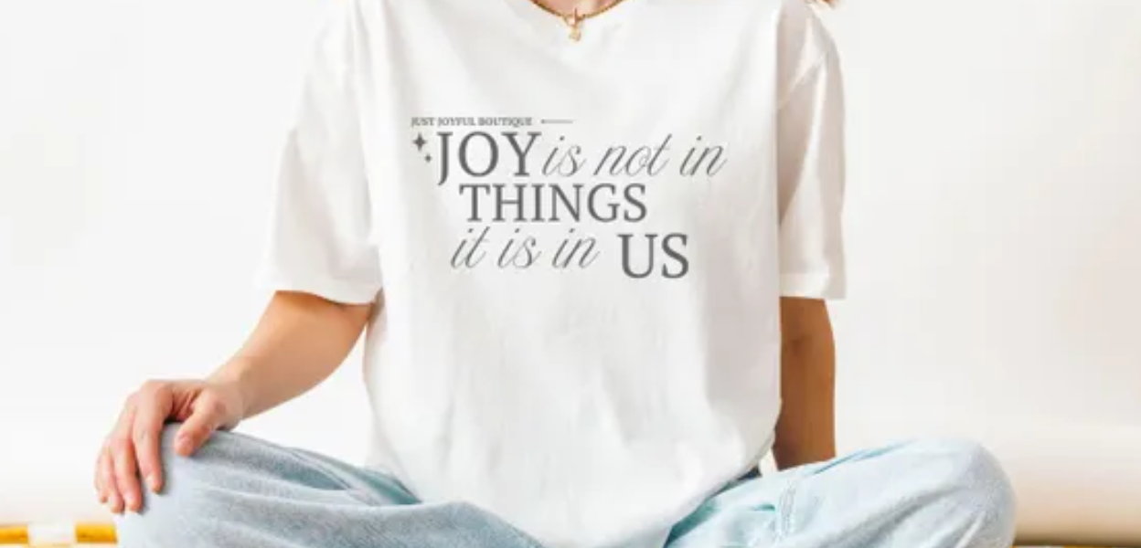 affirmation white t shirt